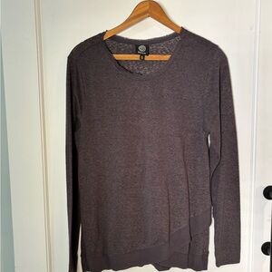 Bobeau grey top size large